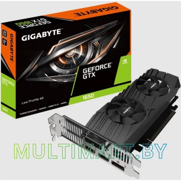 Видеокарта Gigabyte GeForce GTX 1650 D6 Low Profile 4GB GDDR6 (GV-N1656D6-4GL)